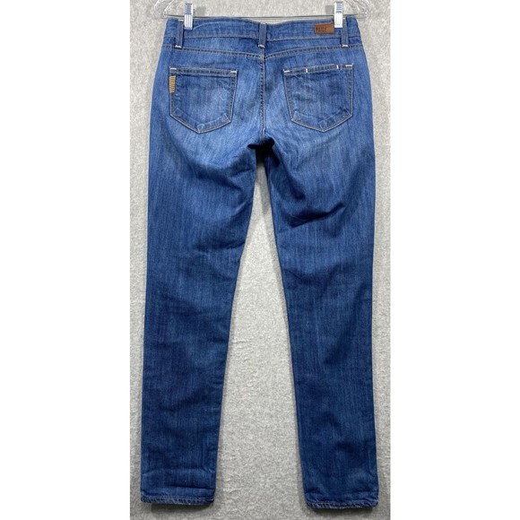 Paige Jeans Women's Size 26 (30x29) Skyline Ankle Peg Denim Distressed Grunge - Picture 4 of 16